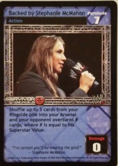 Backed by Stephanie McMahon